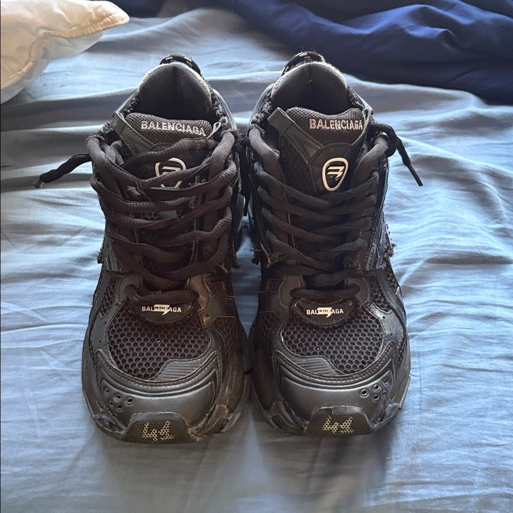 Balenciaga Black Mesh Sneakers